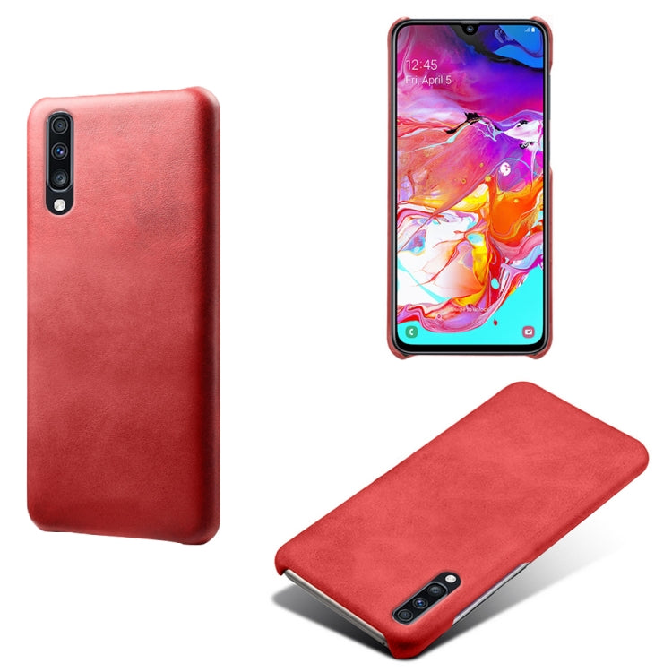 Calf Texture  PC + PU Phone Case For Samsung Galaxy A70