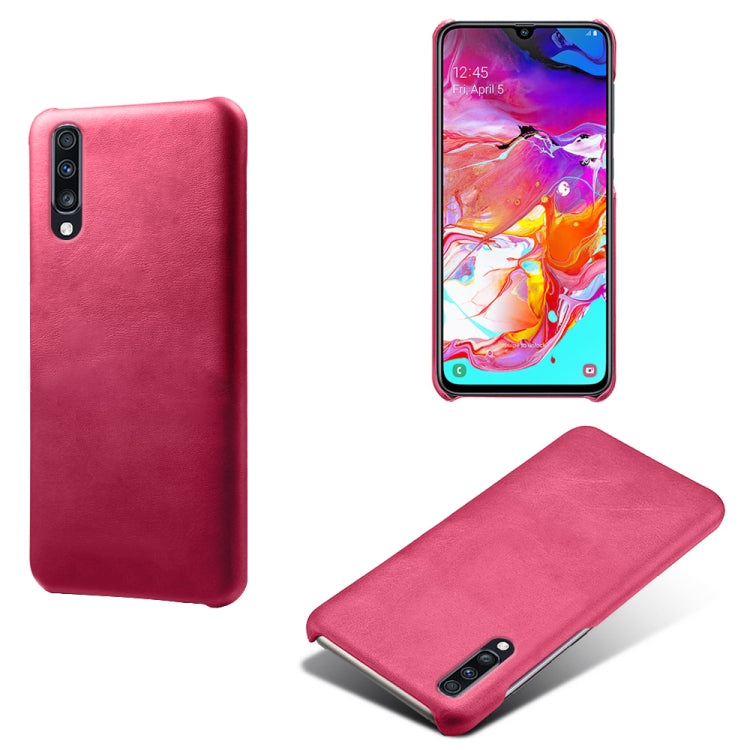 Calf Texture  PC + PU Phone Case For Samsung Galaxy A70