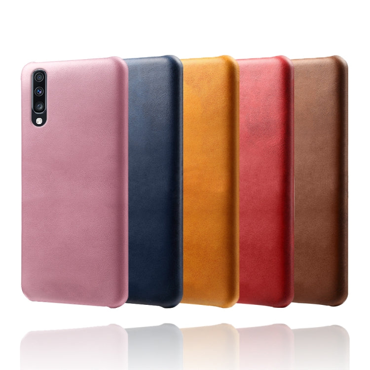Calf Texture  PC + PU Phone Case For Samsung Galaxy A70