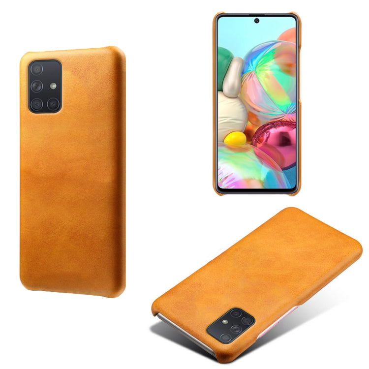 Calf Texture  PC + PU Phone Case For Samsung Galaxy A71 4G