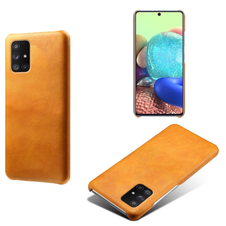 Calf Texture  PC + PU Phone Case For Samsung Galaxy A71 5G