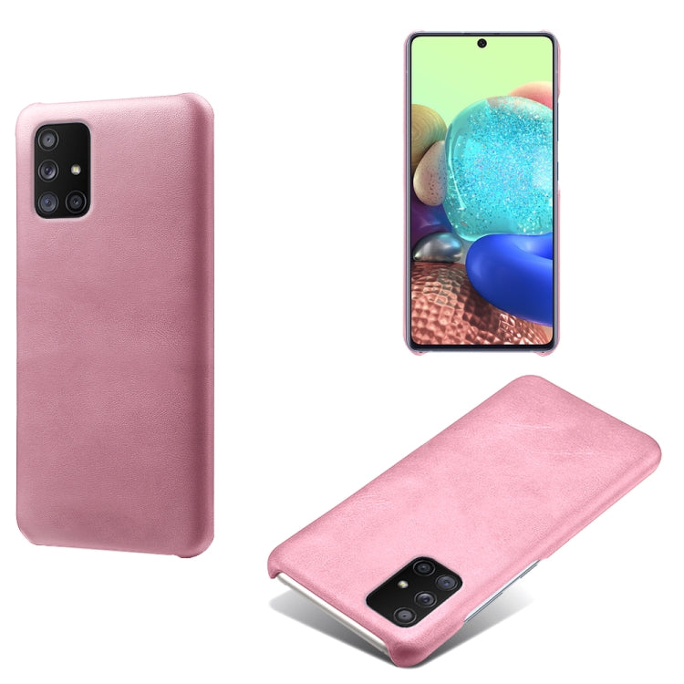 Calf Texture  PC + PU Phone Case For Samsung Galaxy A71 5G