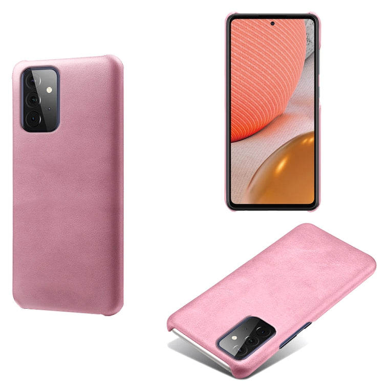 Calf Texture  PC + PU Phone Case For Samsung Galaxy A72 5G
