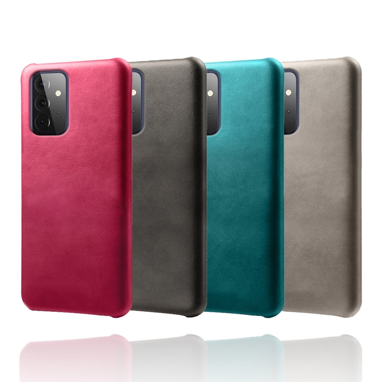 Calf Texture  PC + PU Phone Case For Samsung Galaxy A72 5G