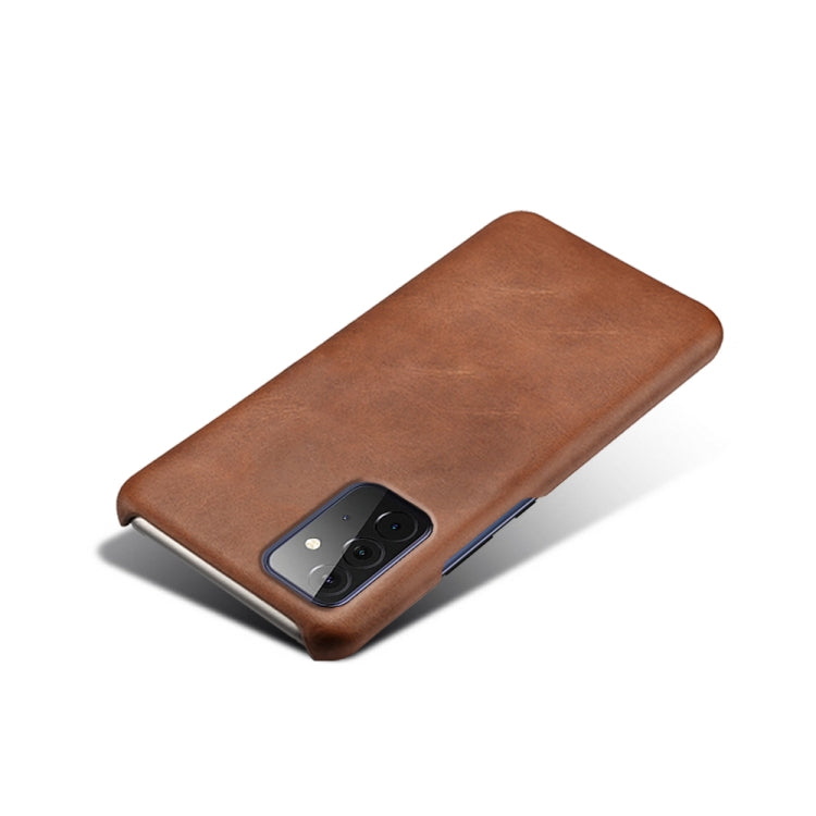 Calf Texture  PC + PU Phone Case For Samsung Galaxy A72 5G