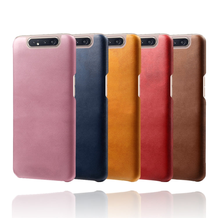 Calf Texture  PC + PU Phone Case For Samsung Galaxy A90 / A80