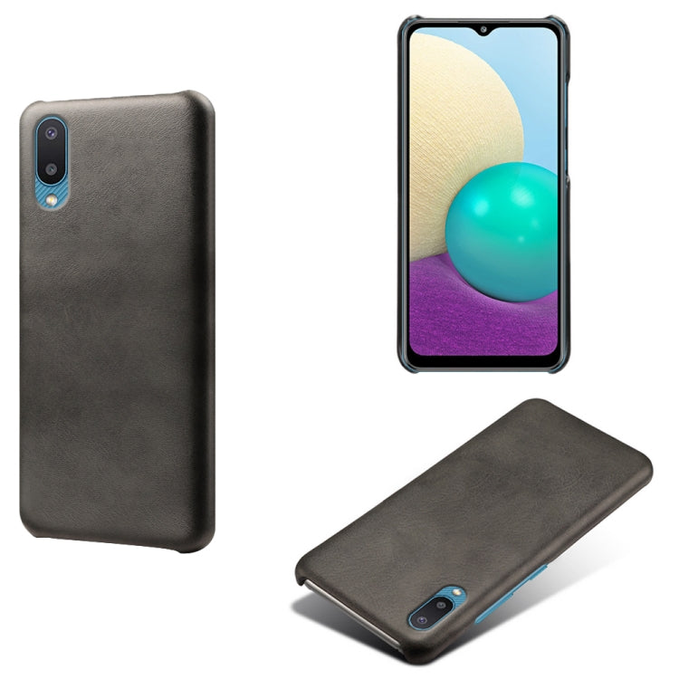 For Samsung Galaxy M02 / A02 Calf Texture  PC + PU Phone Case