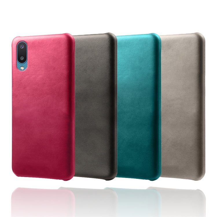 For Samsung Galaxy M02 / A02 Calf Texture  PC + PU Phone Case
