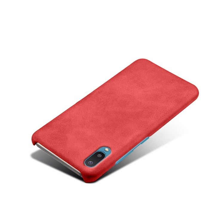 For Samsung Galaxy M02 / A02 Calf Texture  PC + PU Phone Case