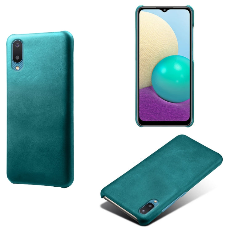 For Samsung Galaxy M02 / A02 Calf Texture  PC + PU Phone Case