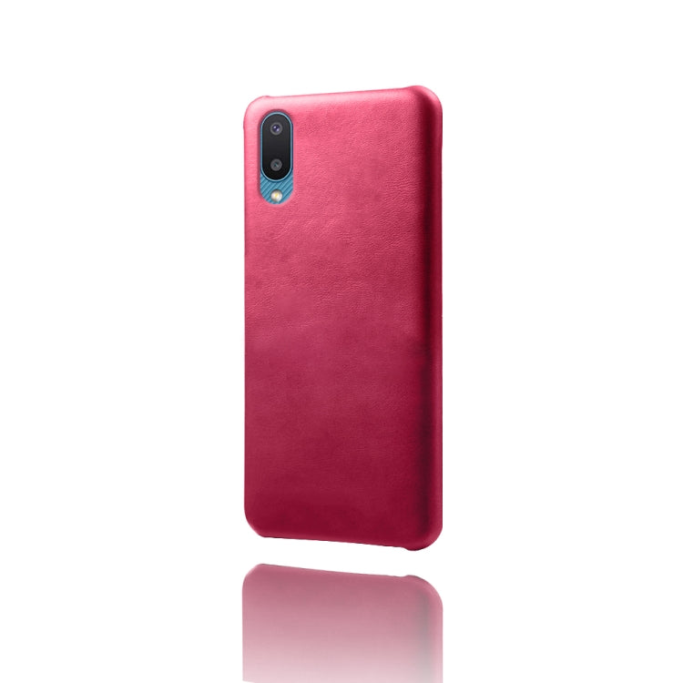 For Samsung Galaxy M02 / A02 Calf Texture  PC + PU Phone Case