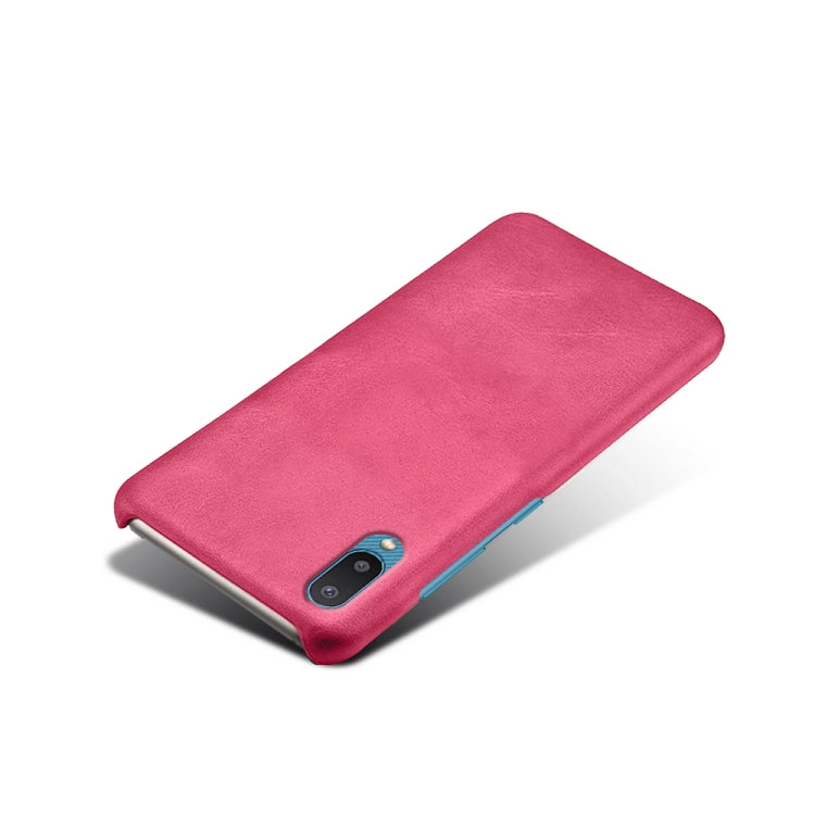 For Samsung Galaxy M02 / A02 Calf Texture  PC + PU Phone Case