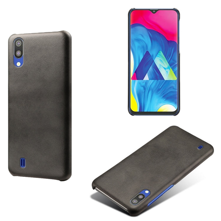 For Samsung Galaxy M10 Calf Texture  PC + PU Phone Case
