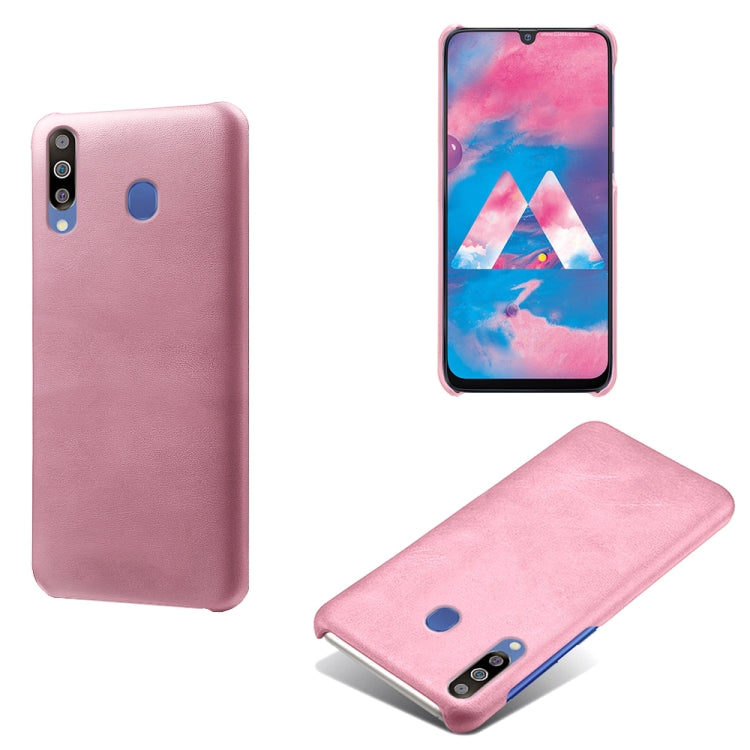 For Samsung Galaxy M30 Calf Texture  PC + PU Phone Case