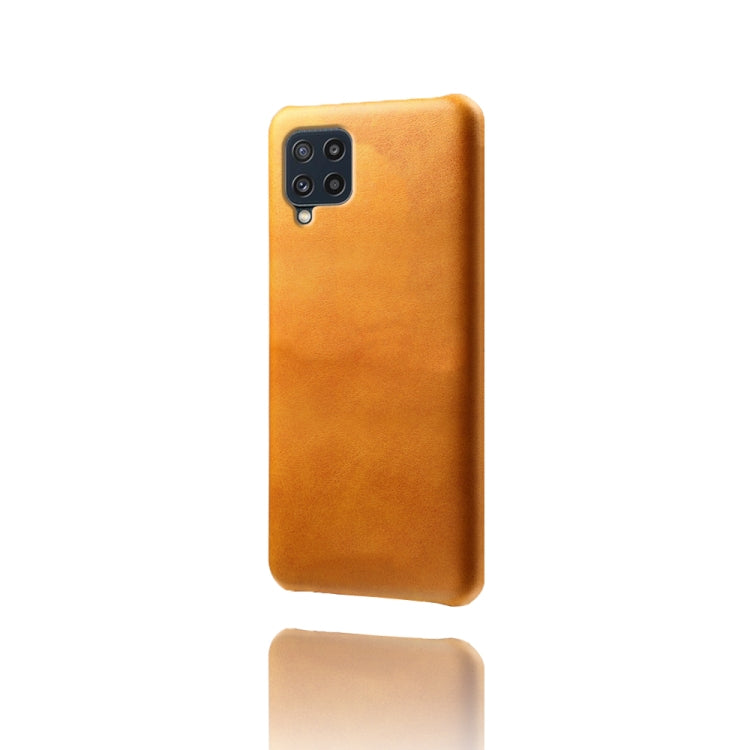 For Samsung Galaxy M32 Calf Texture  PC + PU Phone Case