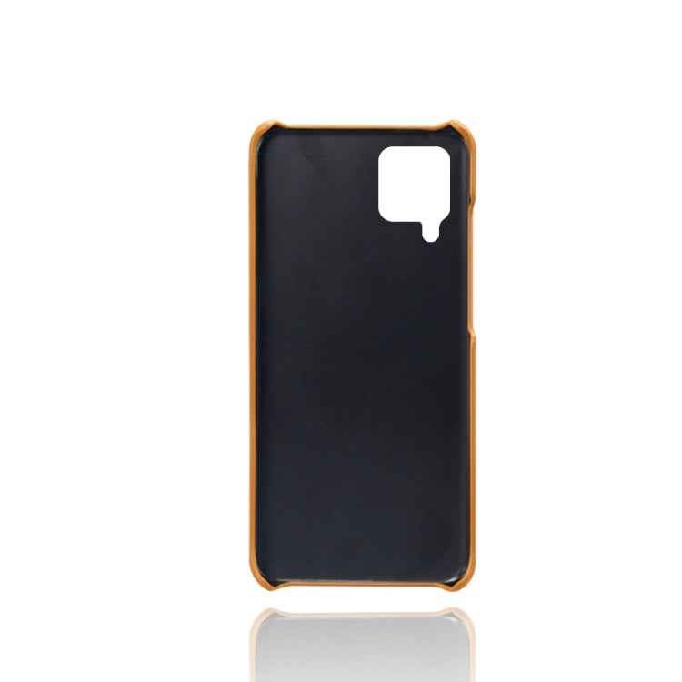 For Samsung Galaxy M32 Calf Texture  PC + PU Phone Case