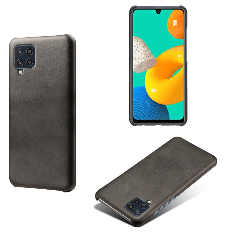 For Samsung Galaxy M32 Calf Texture  PC + PU Phone Case