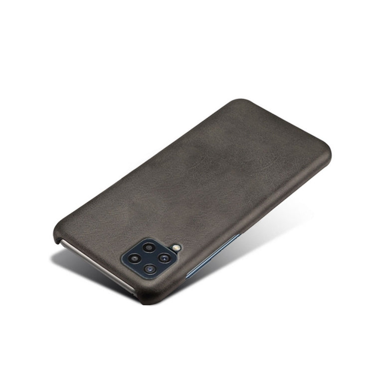 For Samsung Galaxy M32 Calf Texture  PC + PU Phone Case