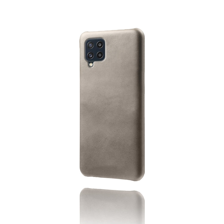 For Samsung Galaxy M32 Calf Texture  PC + PU Phone Case