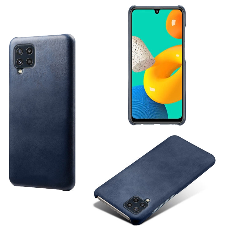 For Samsung Galaxy M32 Calf Texture  PC + PU Phone Case