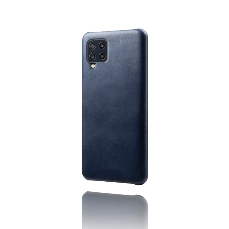 For Samsung Galaxy M32 Calf Texture  PC + PU Phone Case