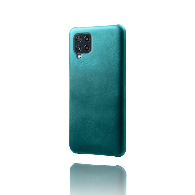 For Samsung Galaxy M32 Calf Texture  PC + PU Phone Case