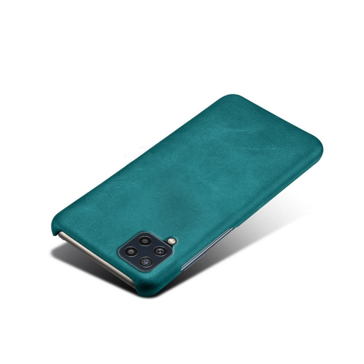 For Samsung Galaxy M32 Calf Texture  PC + PU Phone Case