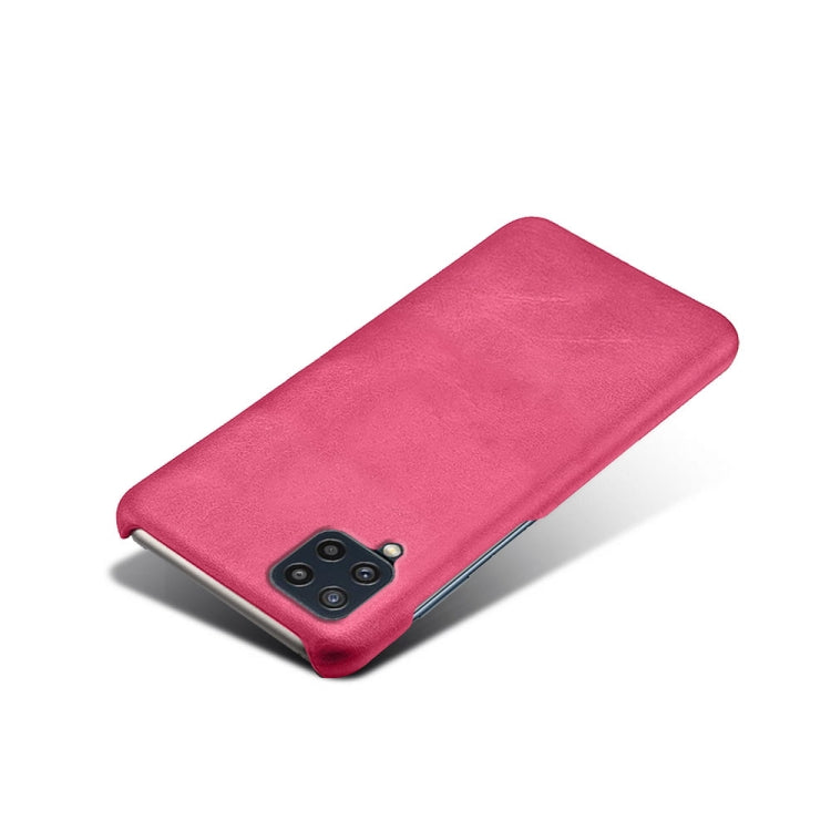 For Samsung Galaxy M32 Calf Texture  PC + PU Phone Case