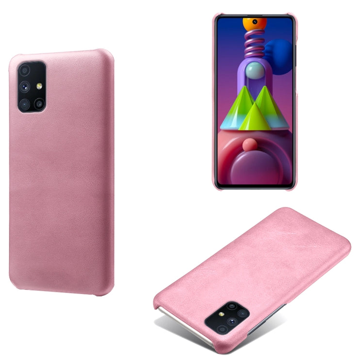 For Samsung Galaxy M51s Calf Texture  PC + PU Phone Case
