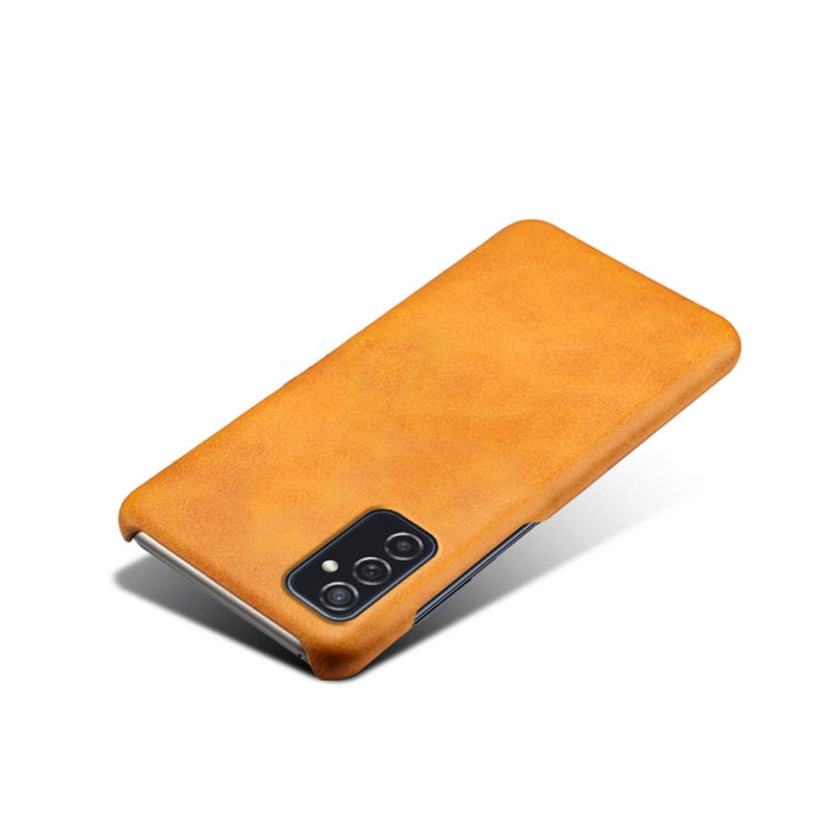 For Samsung Galaxy M52 5G Calf Texture  PC + PU Phone Case