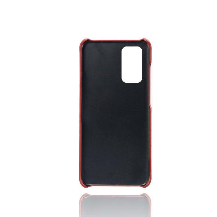 For Samsung Galaxy M52 5G Calf Texture  PC + PU Phone Case
