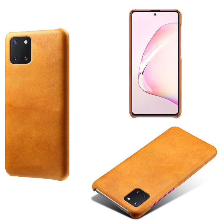 For Samsung Galaxy Note10 Lite Calf Texture  PC + PU Phone Case