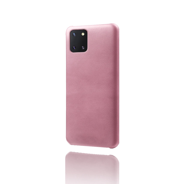 For Samsung Galaxy Note10 Lite Calf Texture  PC + PU Phone Case