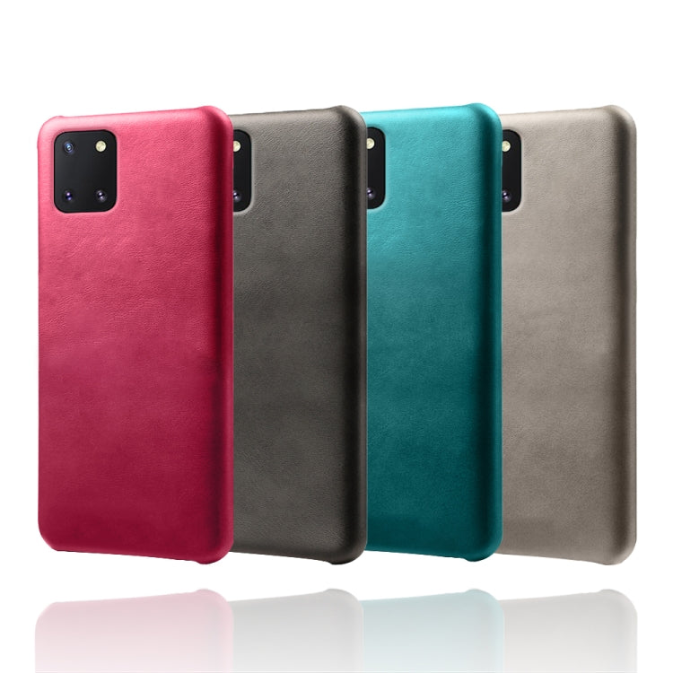 For Samsung Galaxy Note10 Lite Calf Texture  PC + PU Phone Case
