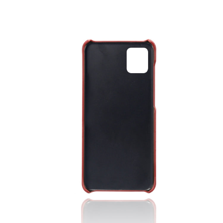 For Samsung Galaxy Note10 Lite Calf Texture  PC + PU Phone Case