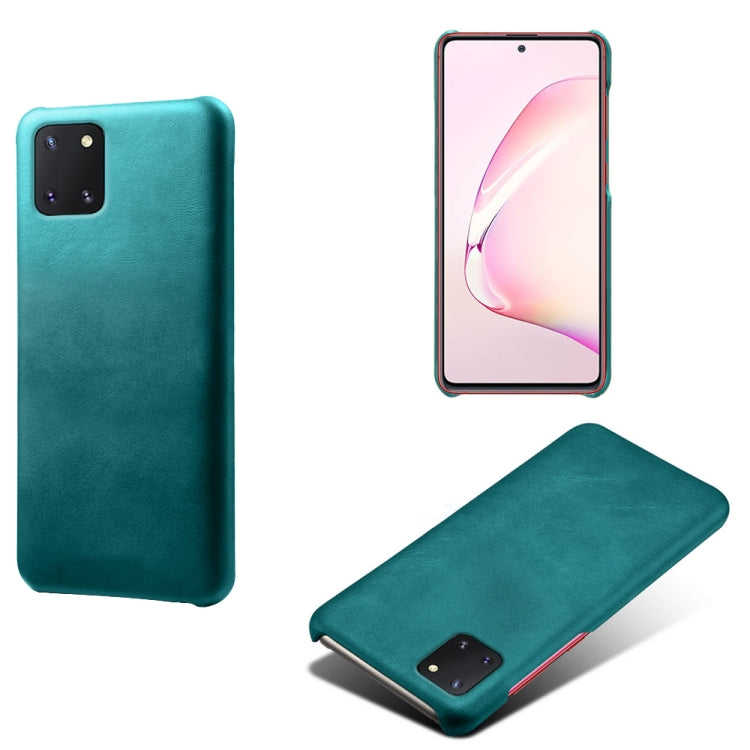 For Samsung Galaxy Note10 Lite Calf Texture  PC + PU Phone Case