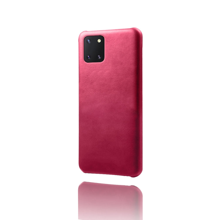 For Samsung Galaxy Note10 Lite Calf Texture  PC + PU Phone Case