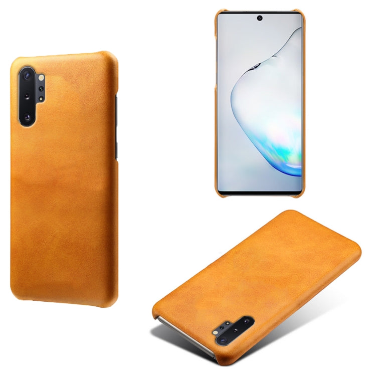 For Samsung Galaxy Note10+ Calf Texture  PC + PU Phone Case