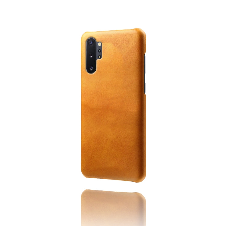 For Samsung Galaxy Note10+ Calf Texture  PC + PU Phone Case
