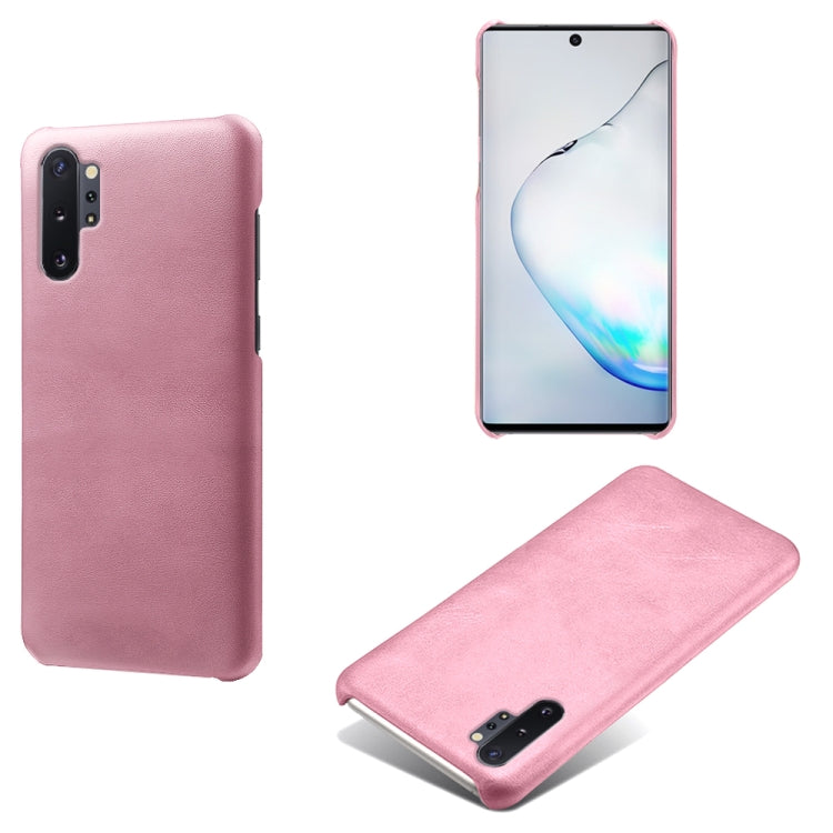 For Samsung Galaxy Note10+ Calf Texture  PC + PU Phone Case