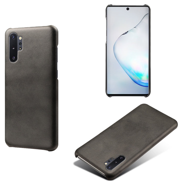 For Samsung Galaxy Note10+ Calf Texture  PC + PU Phone Case