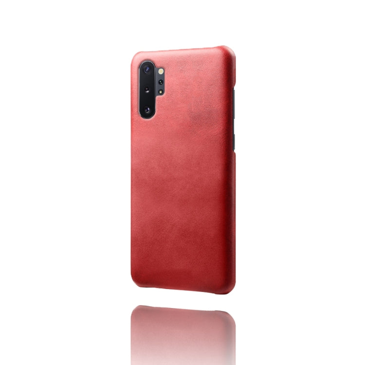 For Samsung Galaxy Note10+ Calf Texture  PC + PU Phone Case