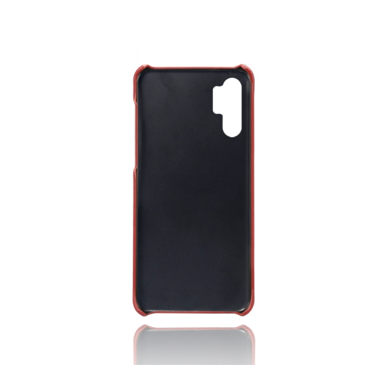 For Samsung Galaxy Note10+ Calf Texture  PC + PU Phone Case