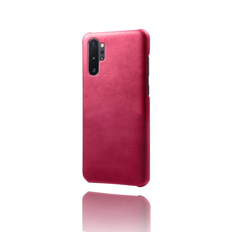 For Samsung Galaxy Note10+ Calf Texture  PC + PU Phone Case