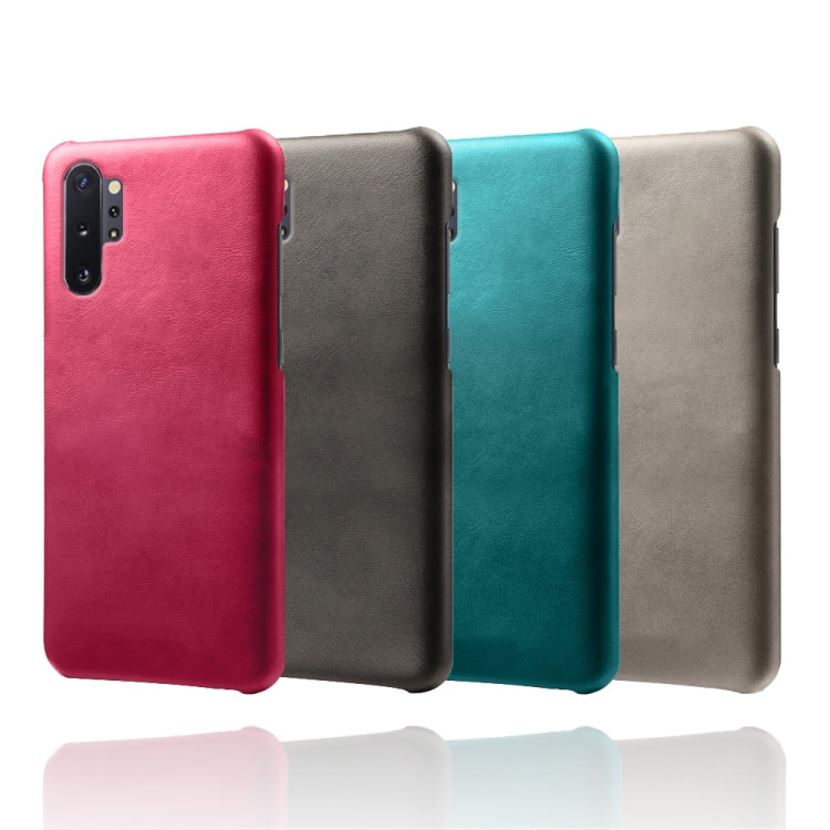 For Samsung Galaxy Note10+ Calf Texture  PC + PU Phone Case