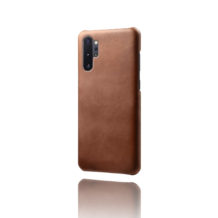 For Samsung Galaxy Note10+ Calf Texture  PC + PU Phone Case