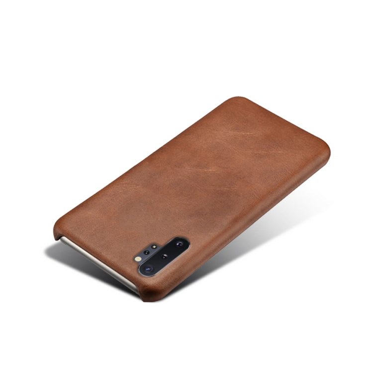 For Samsung Galaxy Note10+ Calf Texture  PC + PU Phone Case