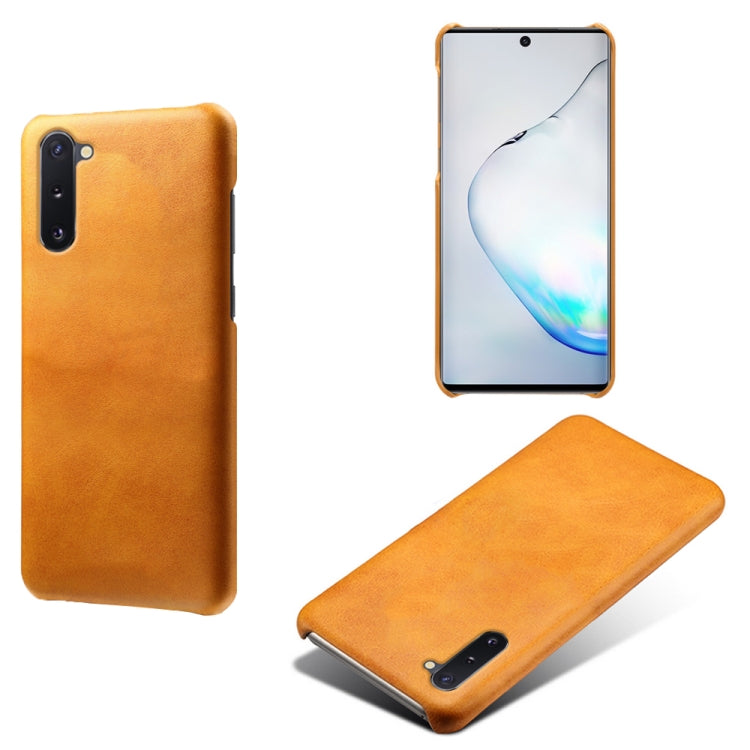 For Samsung Galaxy Note10 Calf Texture  PC + PU Phone Case