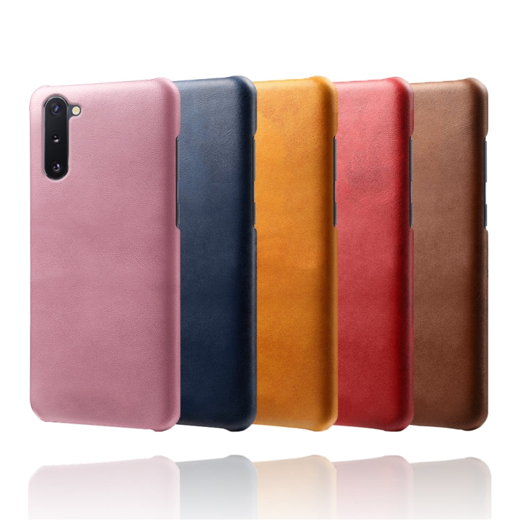 For Samsung Galaxy Note10 Calf Texture  PC + PU Phone Case