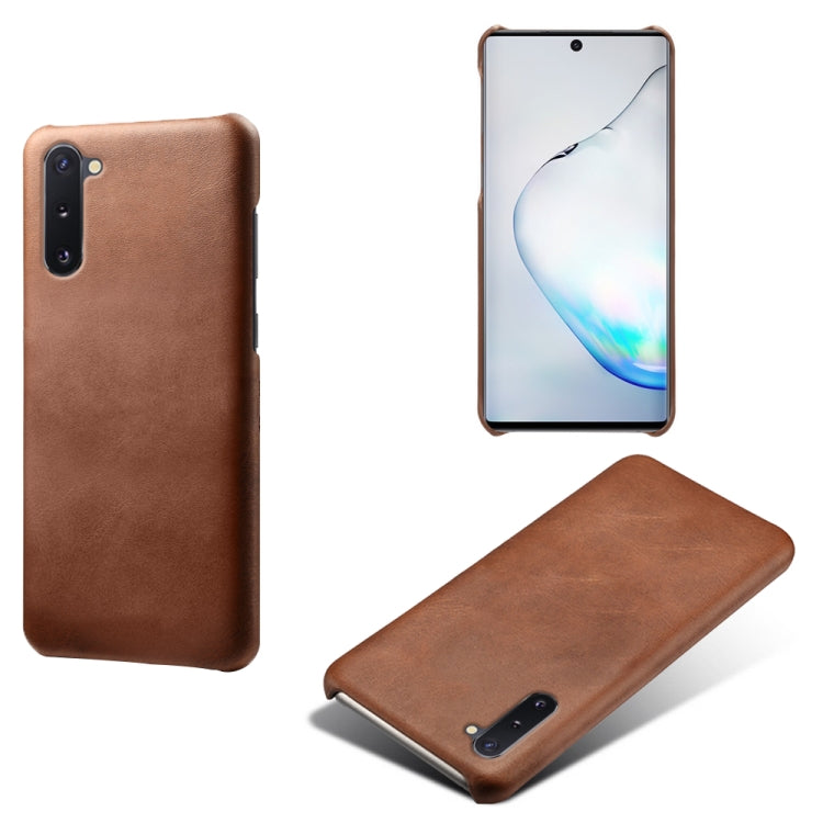 For Samsung Galaxy Note10 Calf Texture  PC + PU Phone Case